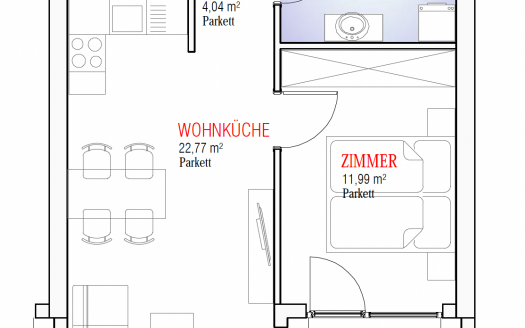Kleine 2-Zimmer Wohnung in Landskron – Leben zwischen Natur und Stadt