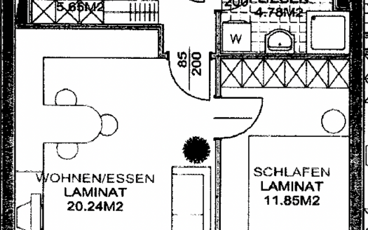 Kleine 2-Zimmer Wohnung in der Italienerstraße