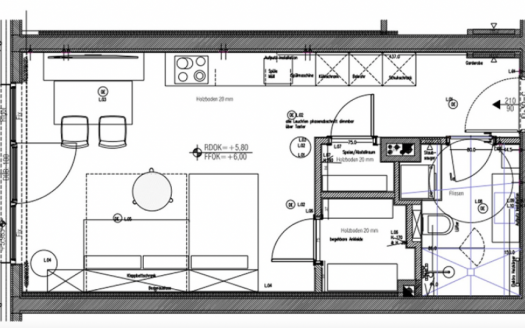 Urbanes Wohnen: Hochwertige 1-Zimmer-Designerwohnung in der Oberfeldstraße