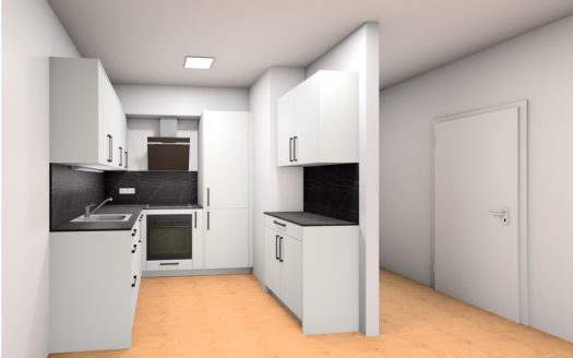 Modernes Penthouse mit 30 m² Terrasse und Bergblick