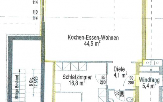 Großzügige 2-Zimmer-Dachgeschosswohnung in Finkenstein