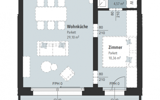 Vom Berg zum See – 2-Zimmer Wohnung mit exklusivem Seezugang – ab Herbst 2026